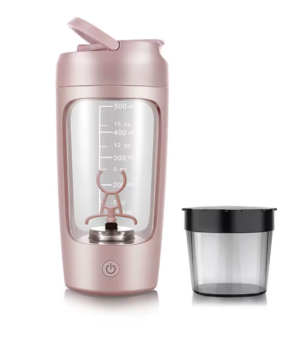 Elektryczny shaker proteinowy 650 ml – automatyczny, przenośny, gym